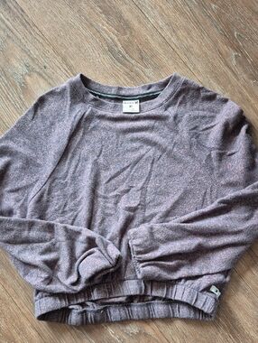 Hurley Heathered Mauve Crewneck Pullover